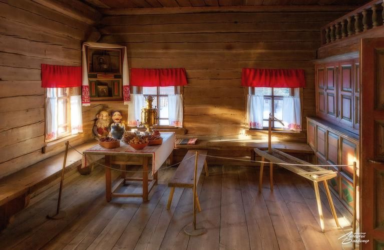 Русская деревня в декабре