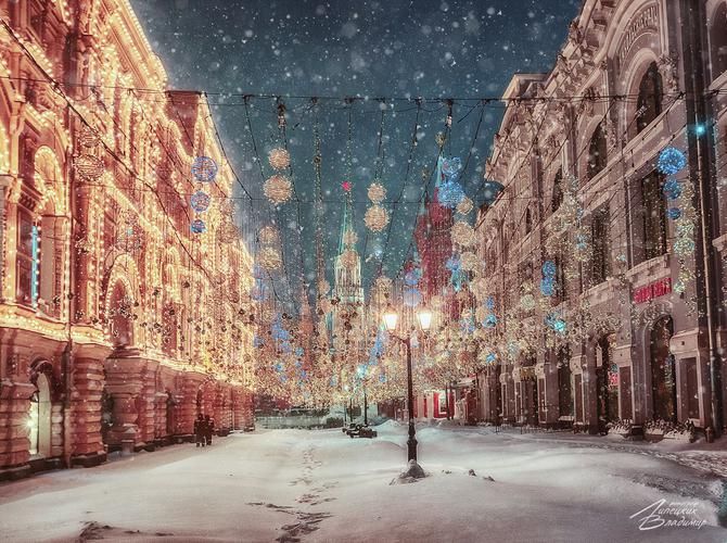 Москва в рождественской сказке